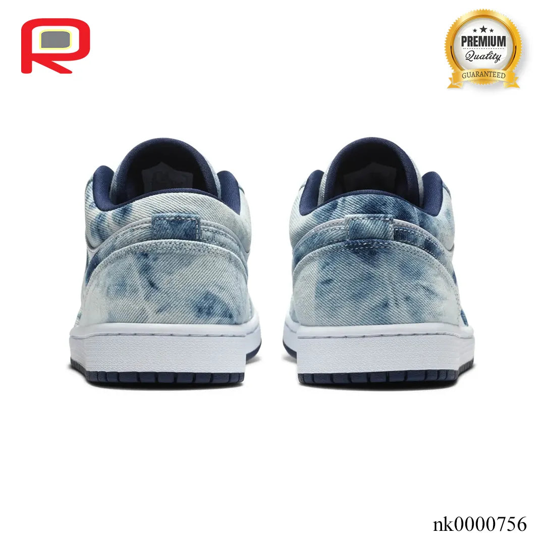 AJ 1 Low SE "Washed Denim"  Shoes Sneakers - nk0000756 image 3