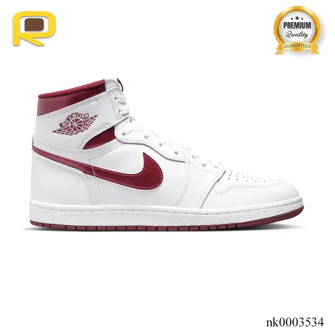 AJ 1 High 85 Metallic Burgundy Shoes Sneakers - nk0003534 image 0