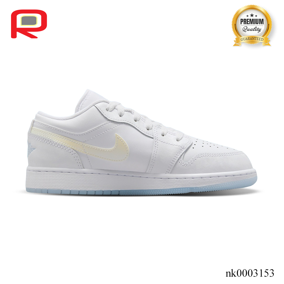 AJ 1 Low Glitter Swoosh Shoes Sneakers - nk0003153 image 0