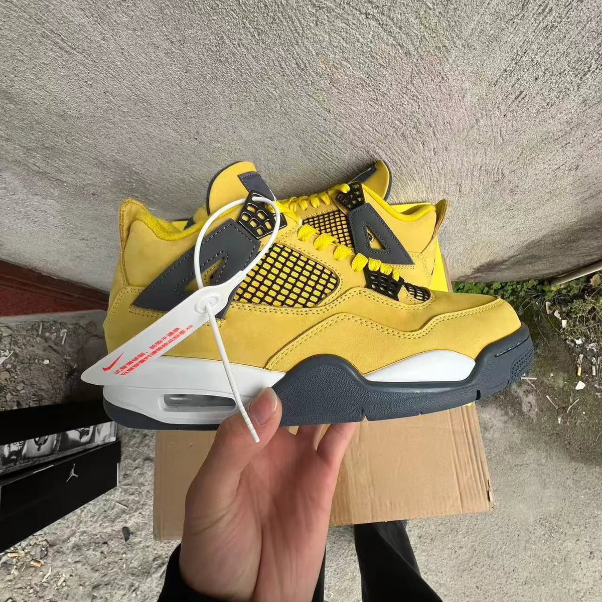 AJ 4 Retro Lightning 2021 Shoes Sneakers - nk0005014 image 9