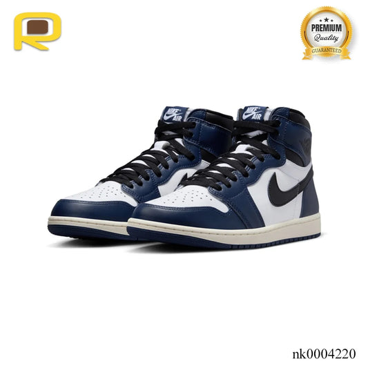AJ 1 High OG Midnight Navy Shoes Sneakers - nk0004220 image 2
