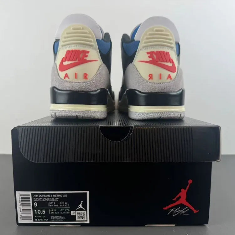 AJ 3 Rare Air Shoes Sneakers - nk0004281 image 7