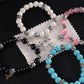 CH Beaded Cross Flower Bracelet - CH0071 image 3