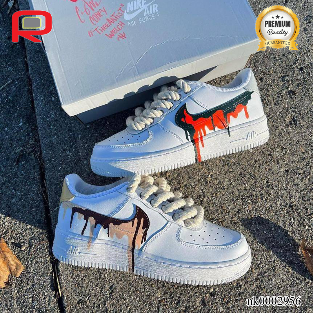 AF 1 The Colorway Drip Custom Shoes Sneakers - nk0002956 image 4