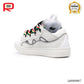 Lanvin Leather Curb White Multi Shoes Sneakers - la0000007 image 3