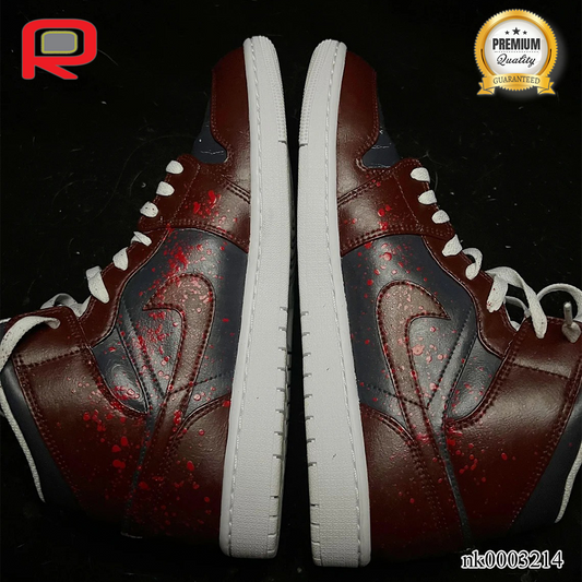 AJ 1 Scream/GhostFace Custom Shoes Sneakers - nk0003214 image 2