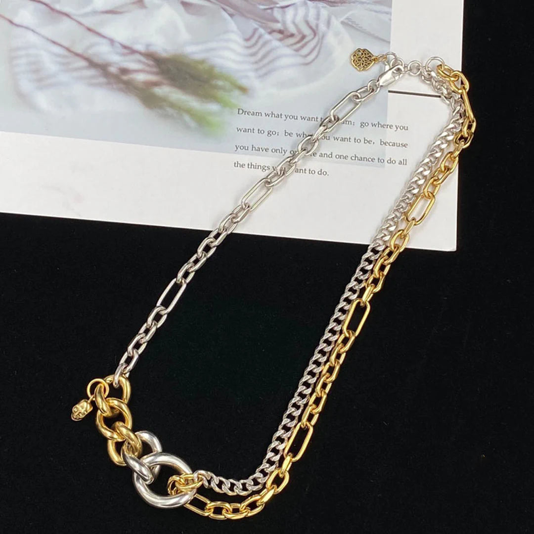 McQueen Silver Brass Necklace - MCQ0001 image 1