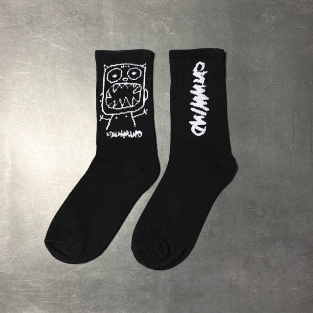 Men Socks Cotton Cartoon Pattern image 30