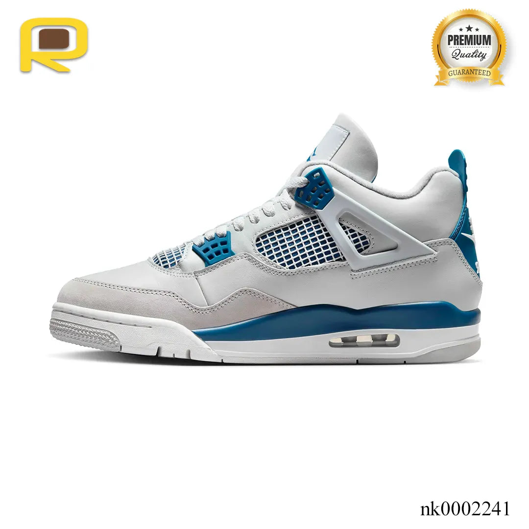 AJ 4 Retro Military Blue Shoes Sneakers - nk0002241 image 1