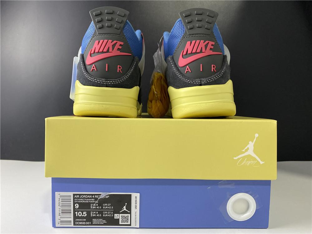 AJ 4 Retro Union Off Noir Shoes Sneakers - nk0001330 image 18
