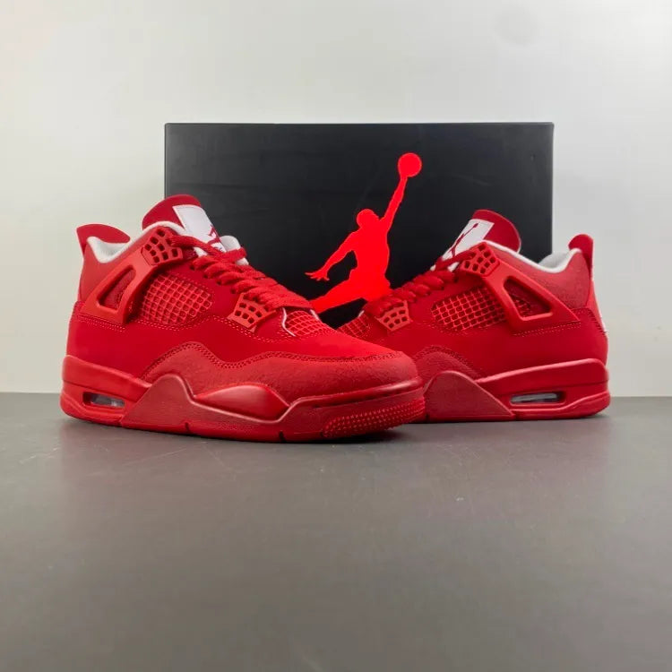 AJ 4 Triple Red Shoes Sneakers - nk0004844 image 4