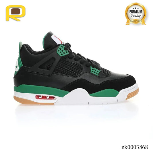 SB x AJ 4 Black Green Shoes Sneakers - nk0003868 image 0