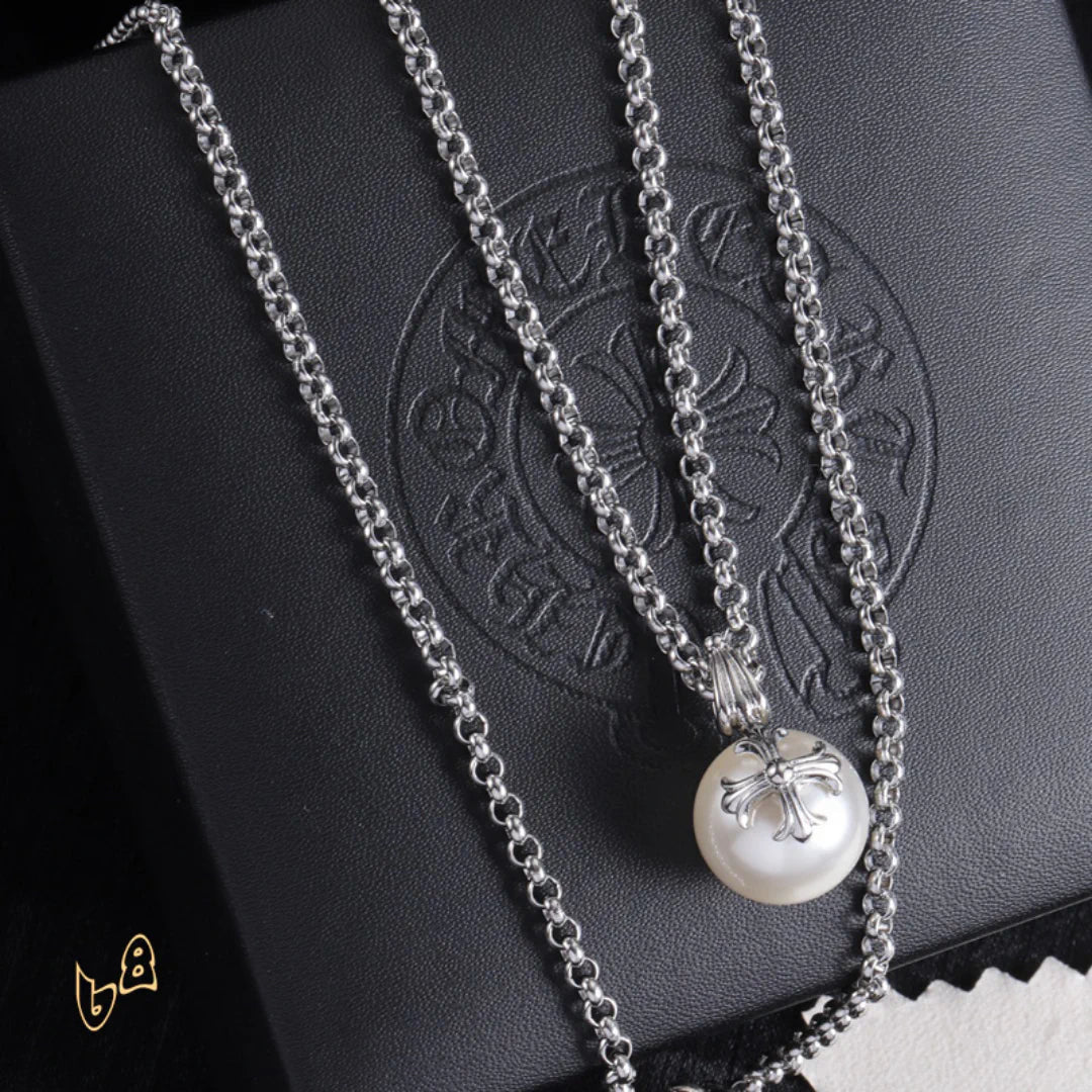 CH Pearl Pendant Necklace - CH0045 image 2