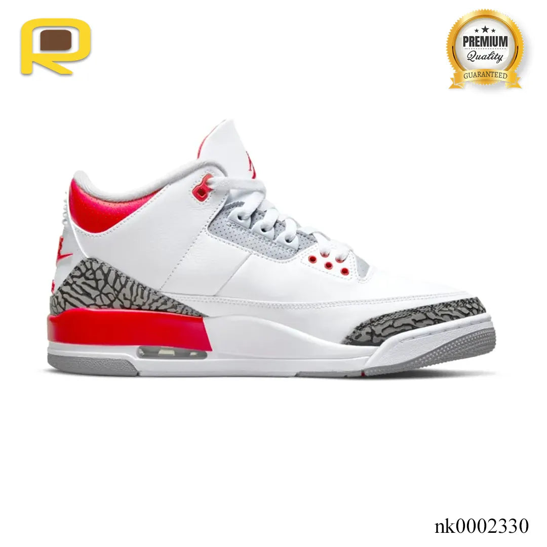 AJ 3 Retro Fire Red Shoes Sneakers - nk0002330 image