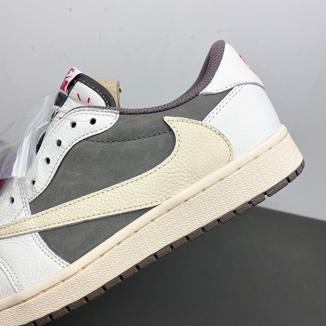 Travis Scott x AJ 1 Low OG Reverse Mocha Shoes Sneakers - nk0001819 image 7