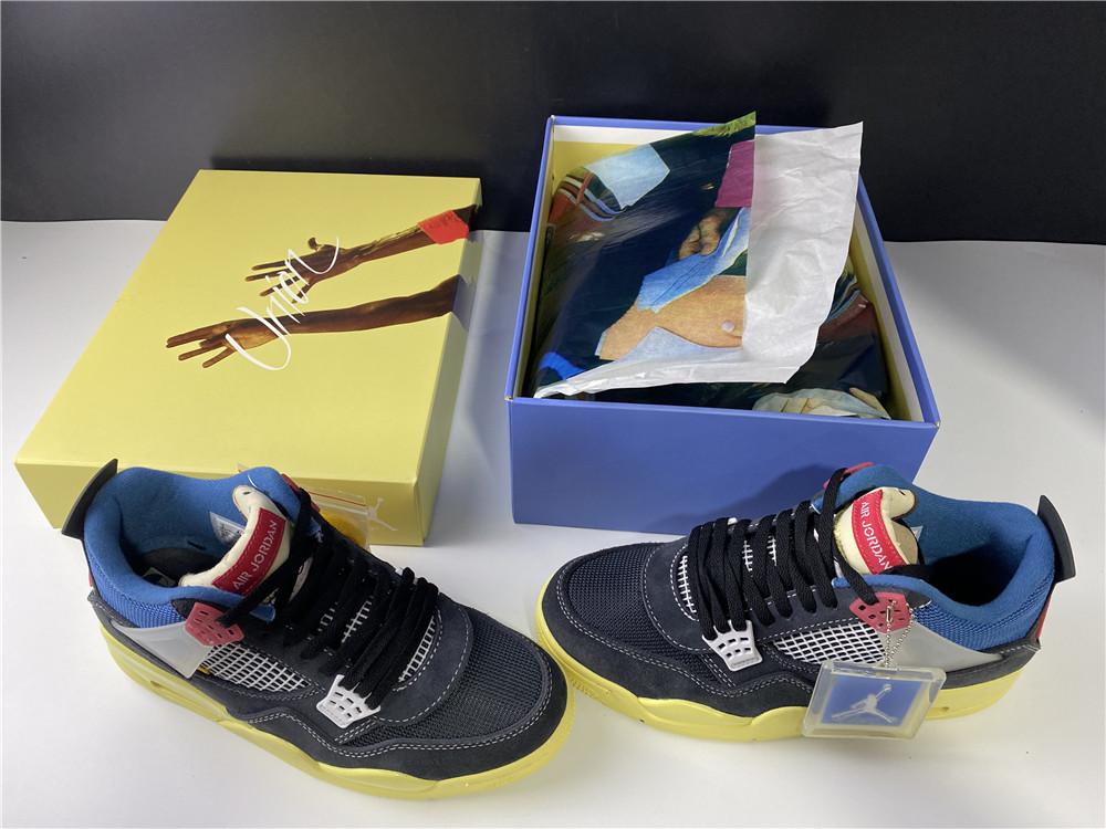 AJ 4 Retro Union Off Noir Shoes Sneakers - nk0001330 image 23