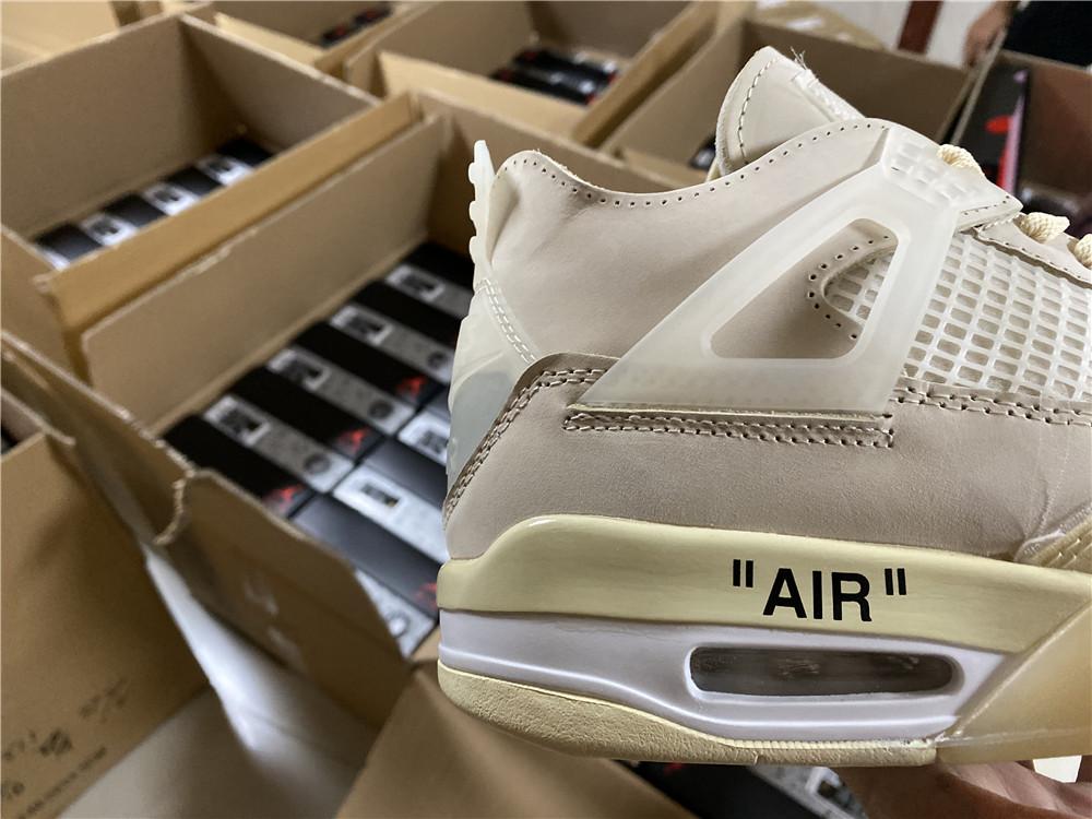 AJ 4 Retro ow Sail Shoes Sneakers - nk0001339 image 7