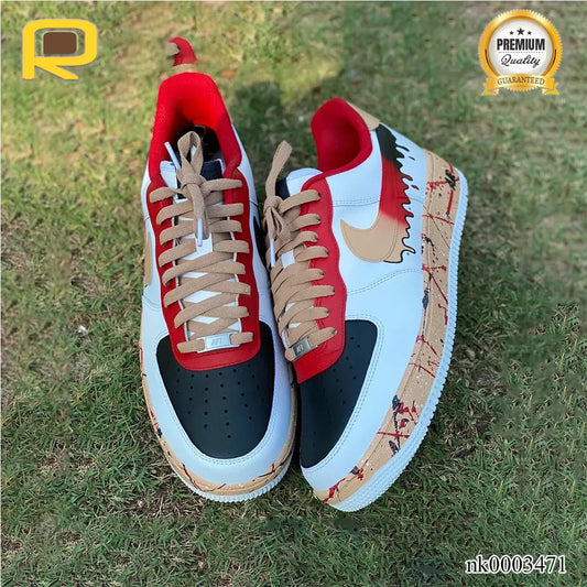 AF 1 Drip Color Custom Shoes Sneakers - nk0003471 image 0