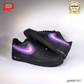 AF 1 Purple Glow Swoosh Custom Shoes Sneakers - nk0003187 image 3