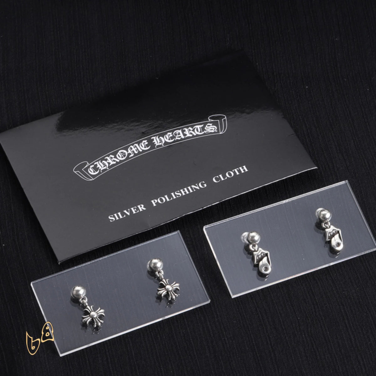 CH Cross Flower Earrings - CH0152 image 1