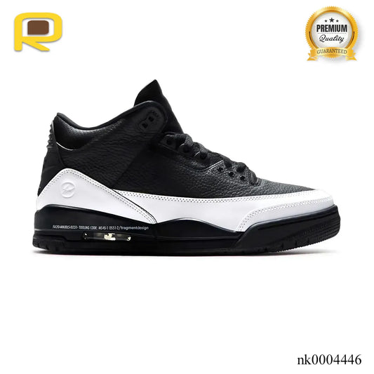 Fragment x AJ 3 Black White Sample Shoes Sneakers – nk0004446 image 0