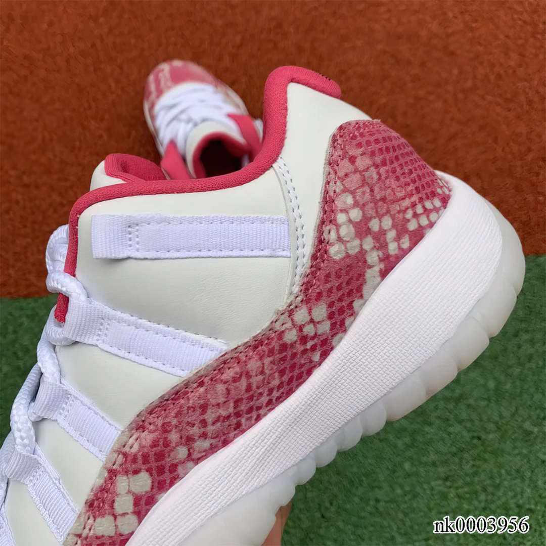AJ 11 Low Pink Snakeskin Shoes Sneakers - nk0003956 image 6