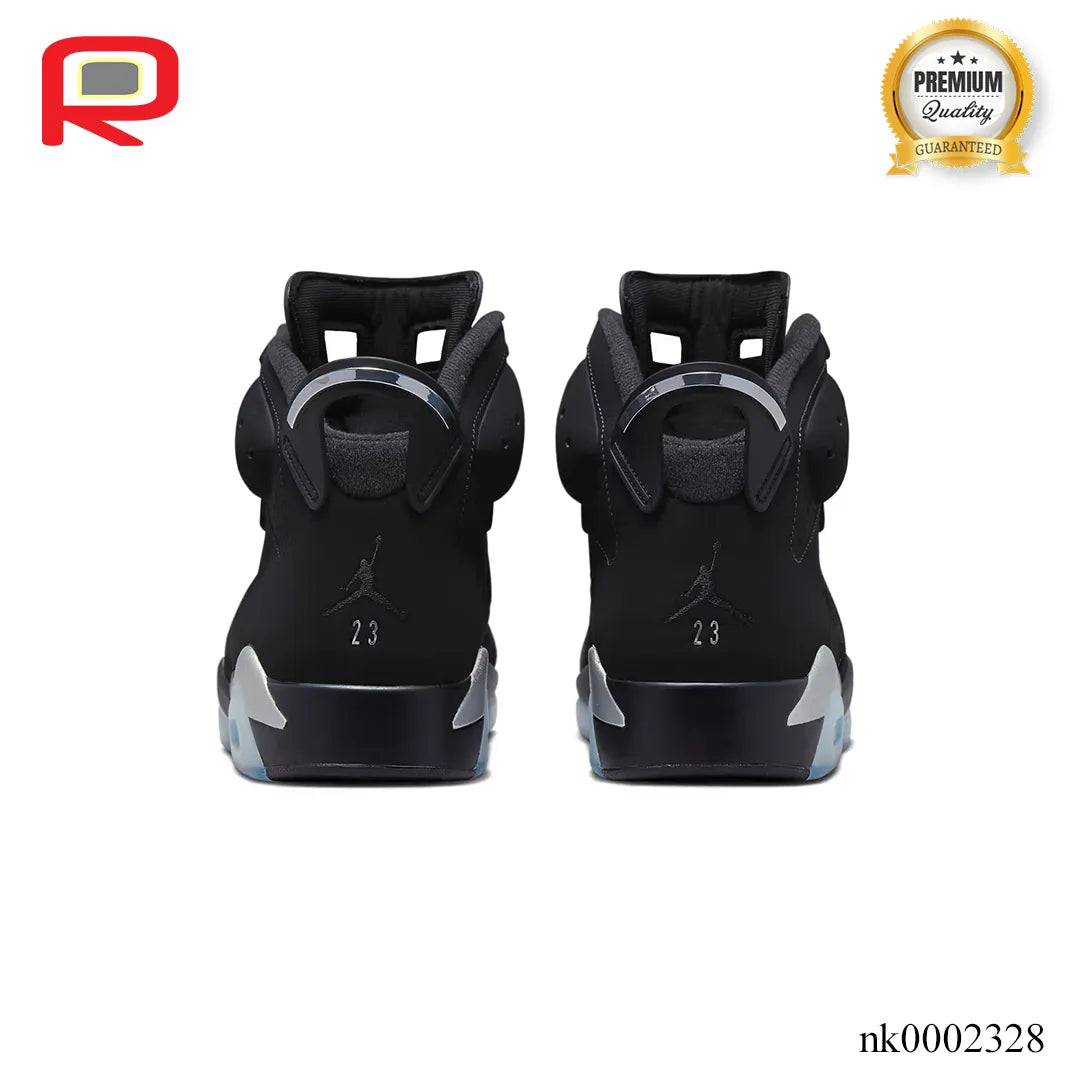 AJ 6 Retro Metallic Silver Shoes Sneakers - nk0002328 image 4