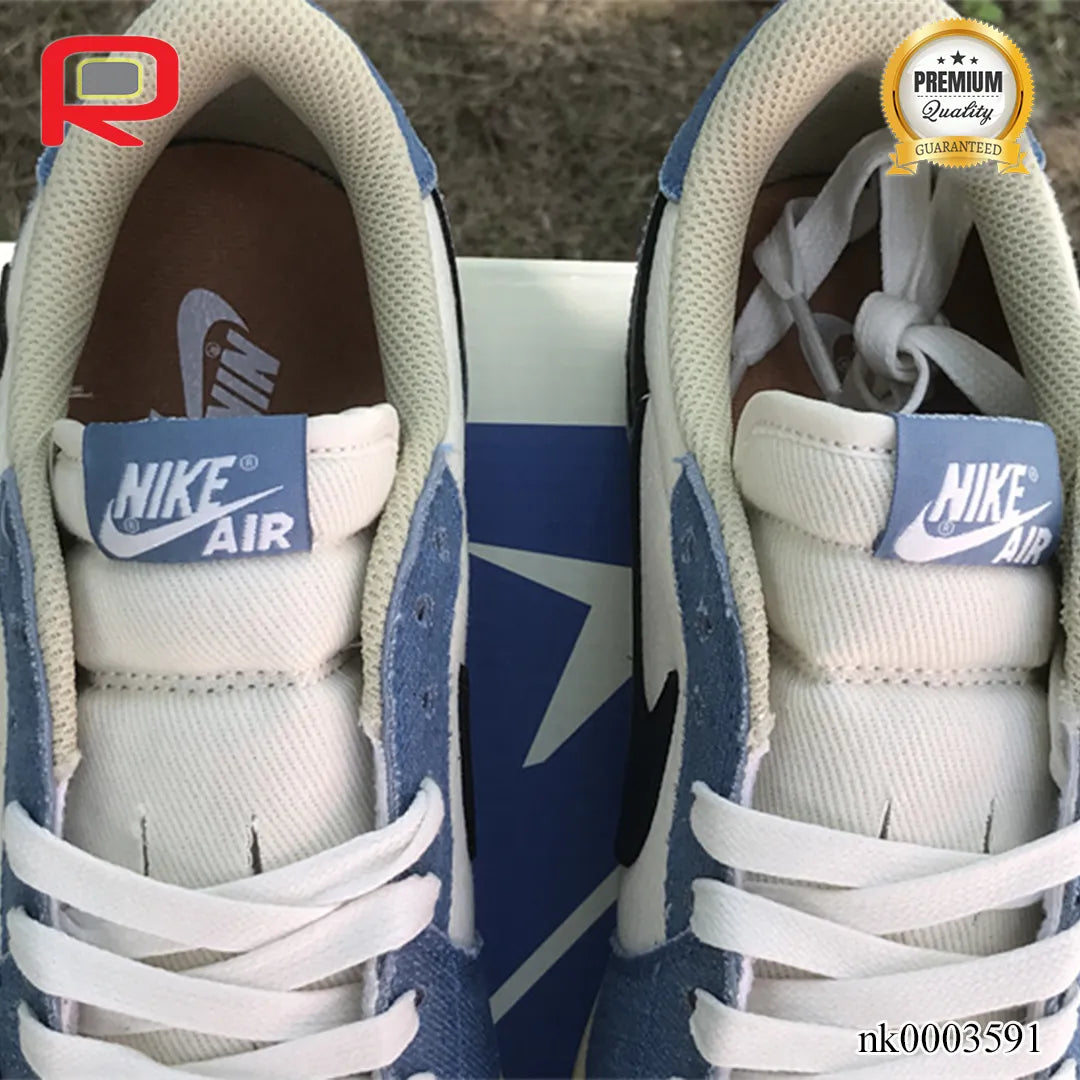 AJ 1 Low OG Black/Blue Shoes Sneakers - nk0003591 image 6