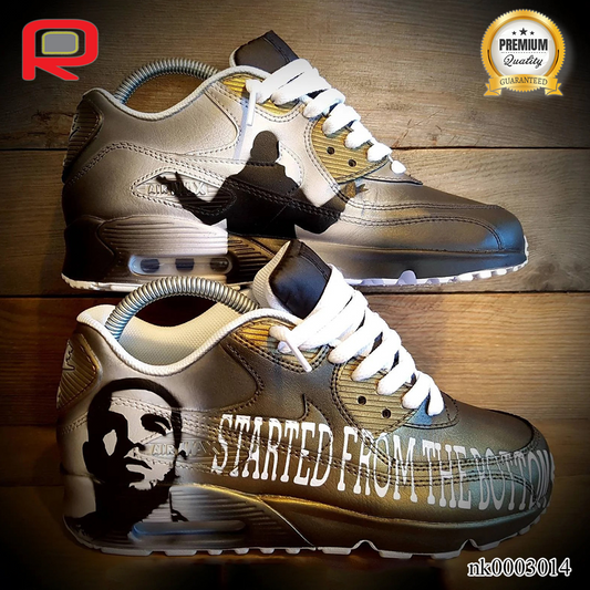AM 90 Drizzy Painted Custom Shoes Sneakers - nk0003014 image 2