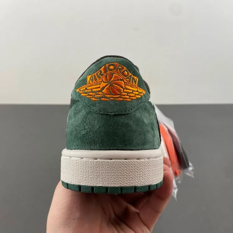 Travis Scott x AJ 1 Low OG SP Green Velvet Shoes Sneakers – nk0004583 image 12