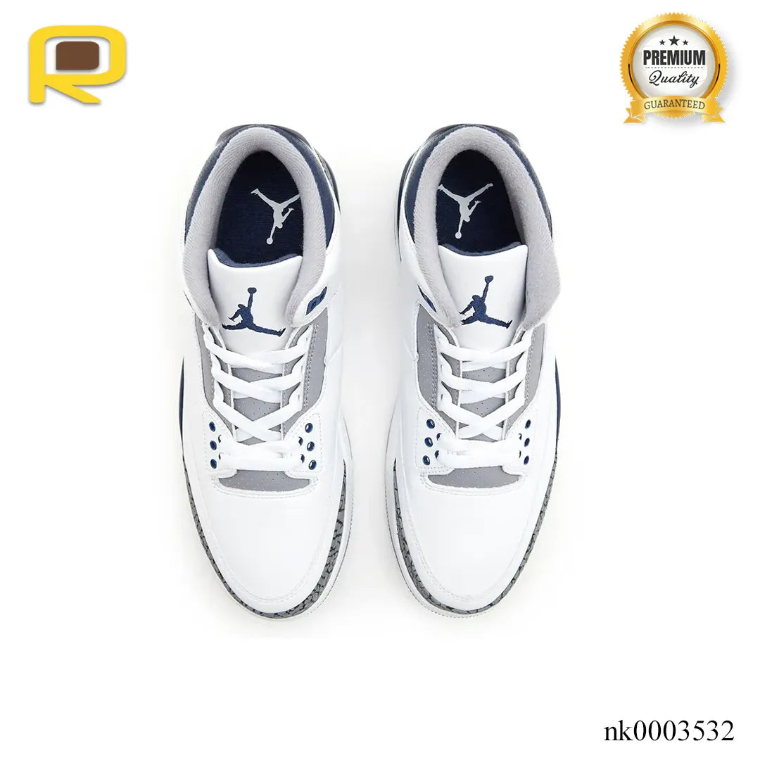 AJ 3 Midnight Navy Shoes Sneakers - nk0003532 image 2