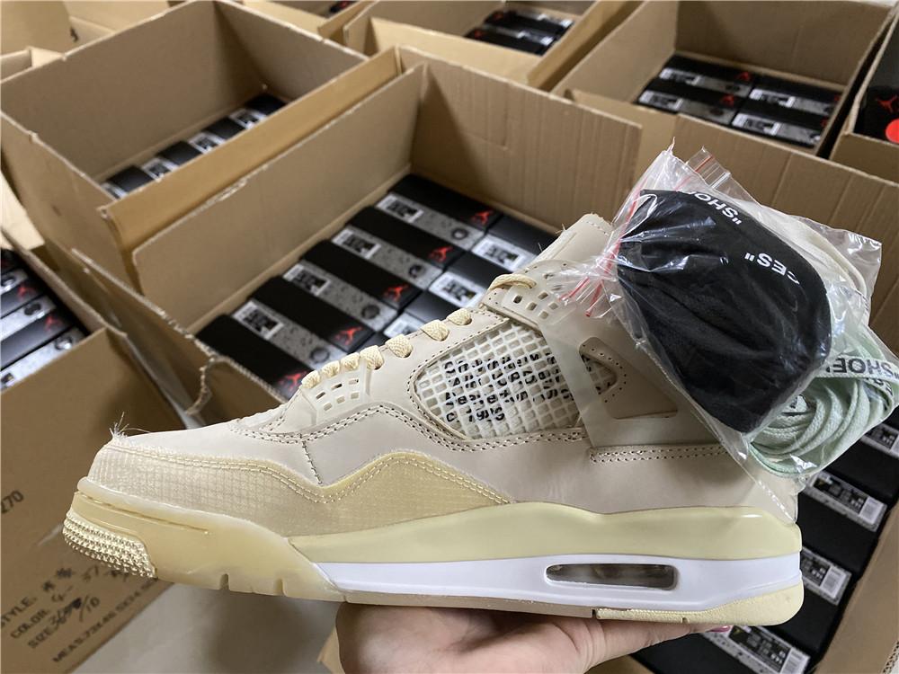 AJ 4 Retro ow Sail Shoes Sneakers - nk0001339 image 8