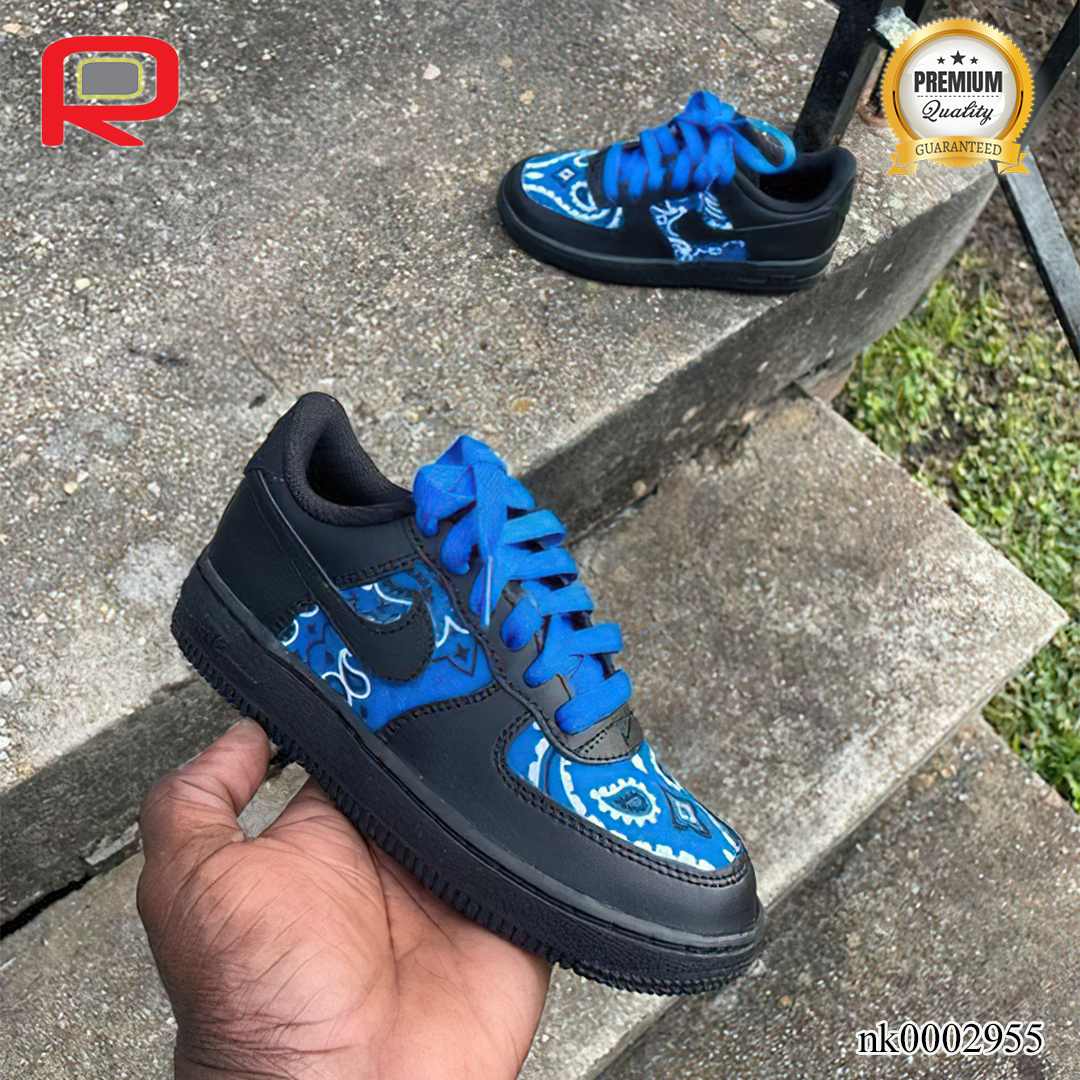 AF 1 Young Bandanas Custom Shoes Sneakers - nk0002955 image 0