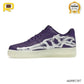 AF 1 Low Purple Skeleton Halloween Shoes Sneakers – nk0003307 image 2