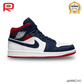AJ 1 Mid SE USA Shoes Sneakers - nk0002143 image 0