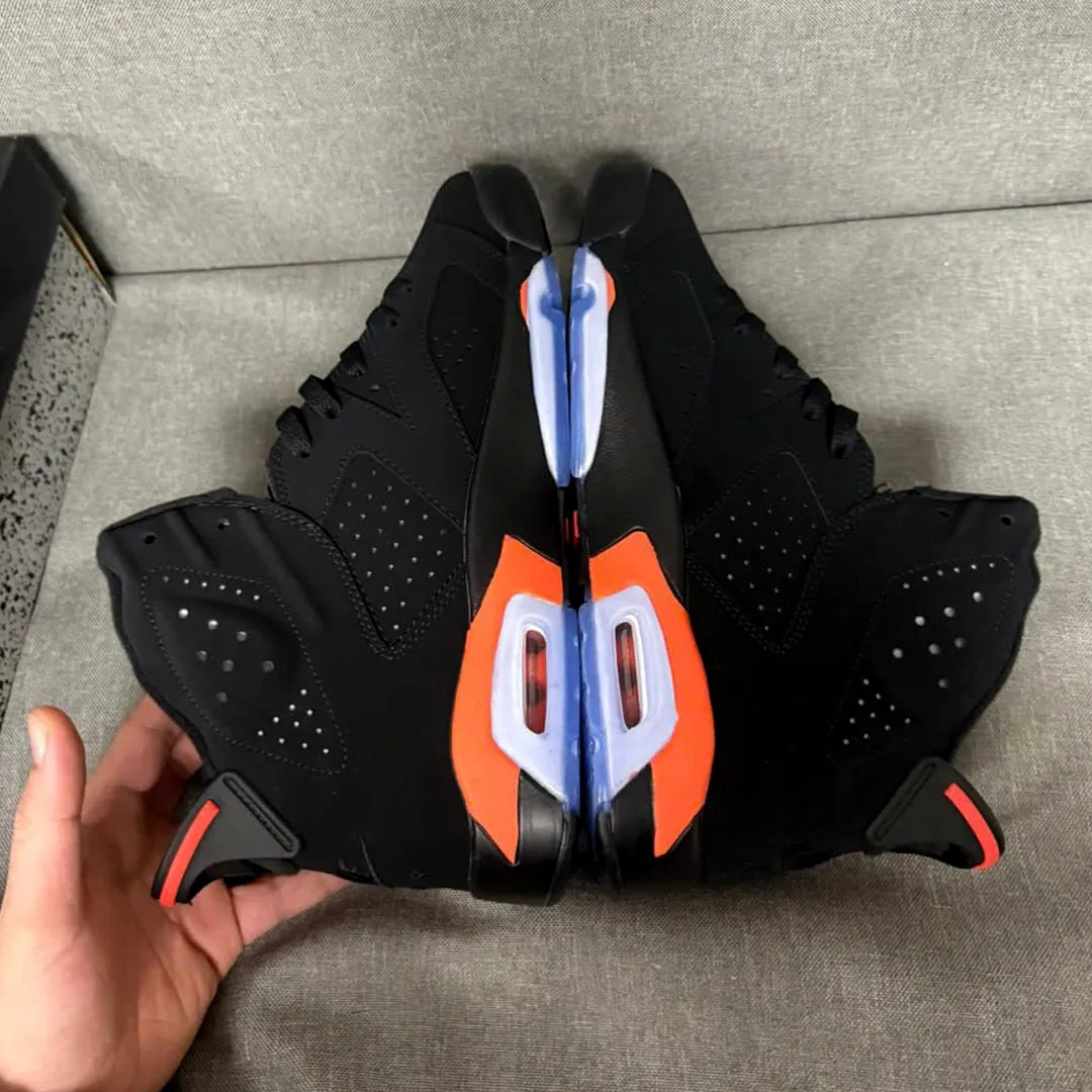 AJ 6 Black Infrared (2019) Shoes Sneakers - nk0000292 image 4