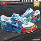 AM 90 "Puzzles" Custom Shoes Sneakers - nk0002943 image 1