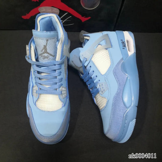AJ 4 Retro x OW Ice Blue Shoes Sneakers - nk0004011 image 2
