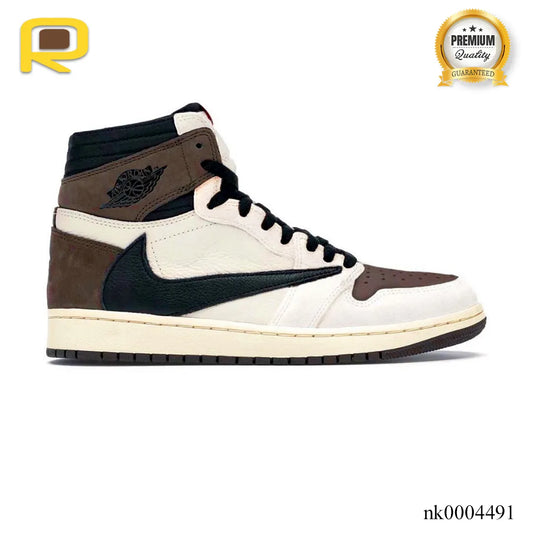 Travis Scott x AJ 1 High OG SP Reverse Mocha Shoes Sneakers – nk0004491 image 0