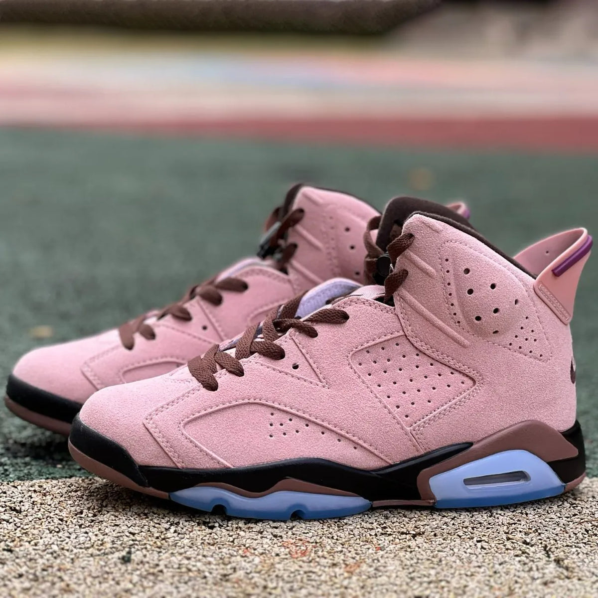 A Ma Maniere x AJ 6  SP Black Smokey Mauve Shoes Sneakers - nk0004756 image 6