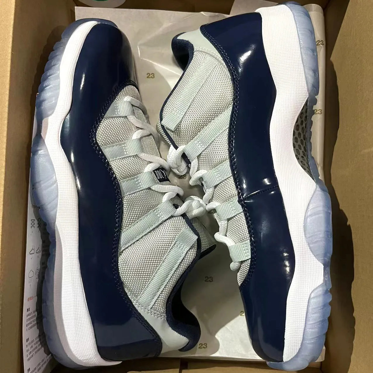 AJ 11 Retro Low Georgetown Shoes Sneakers - nk0003703 image 5