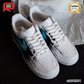 AF 1 Handmade Spray Painting Black Mutant Custom Shoes Sneakers - nk0002931 image 2