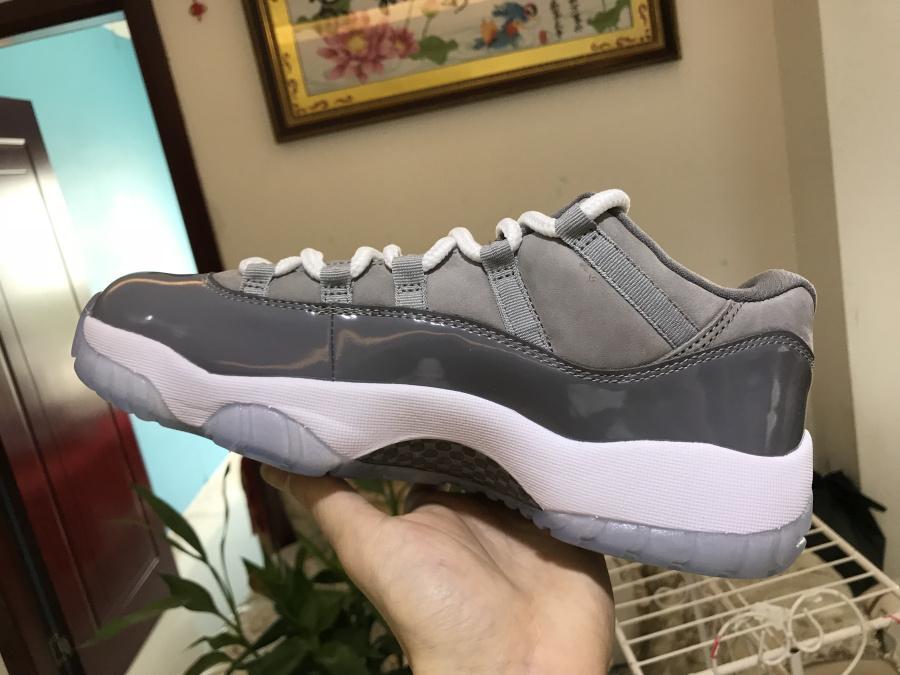 AJ 11 Low Cool Grey Shoes Sneakers - nk0000617 image 9