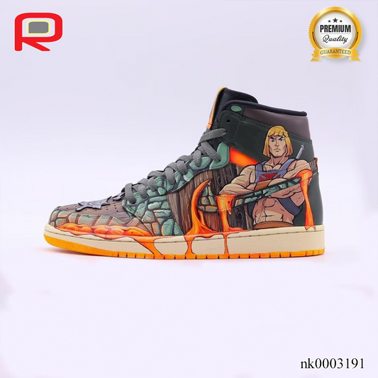 AJ 1 High He Man and The Masters Of Universe Custom Shoes Sneakers - nk0003191 image 2