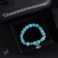 CH Beaded Cross Flower Bracelet - CH0071 image 1