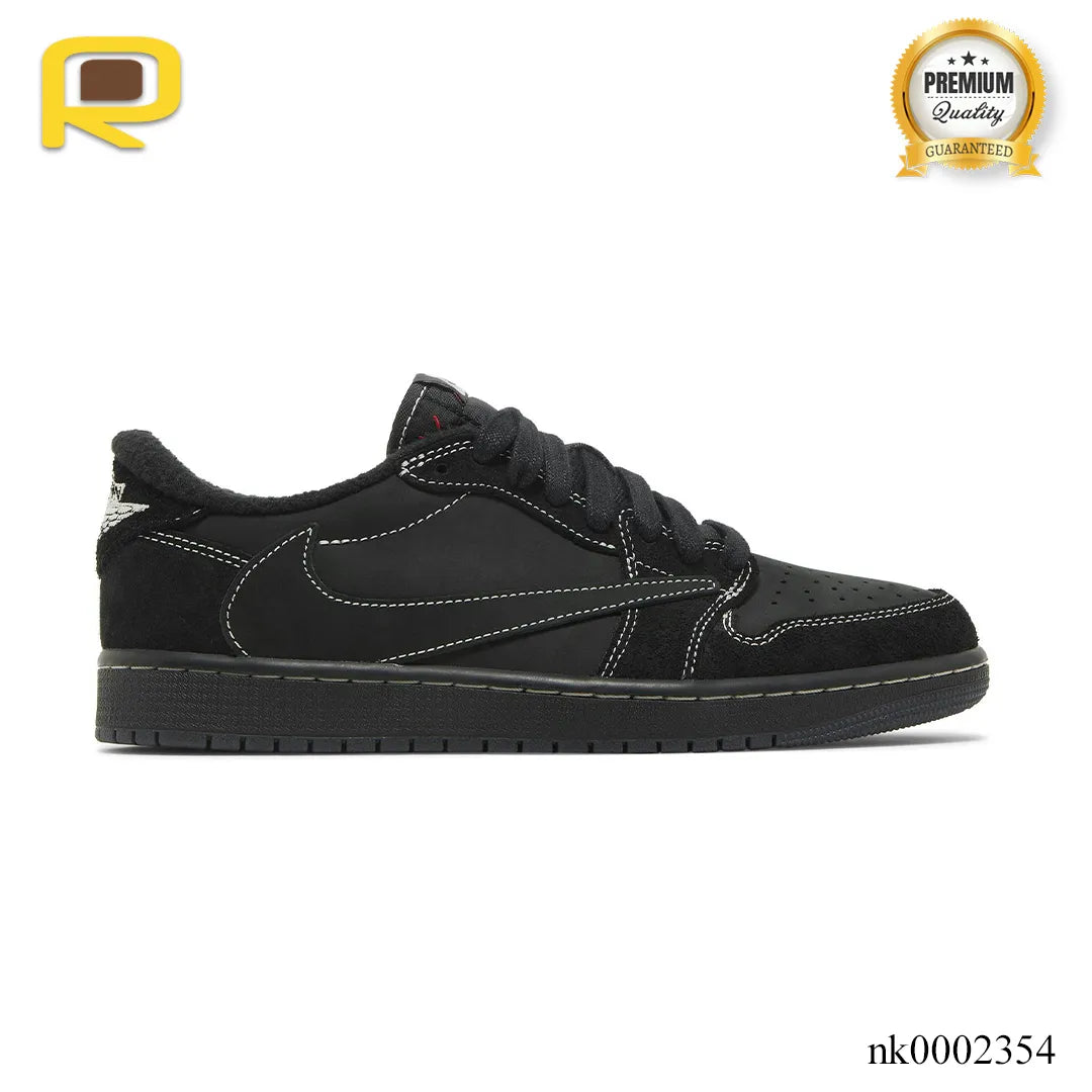 Travis Scott x AJ 1 Low Black Phantom Shoes Sneakers - nk0002354 image 0