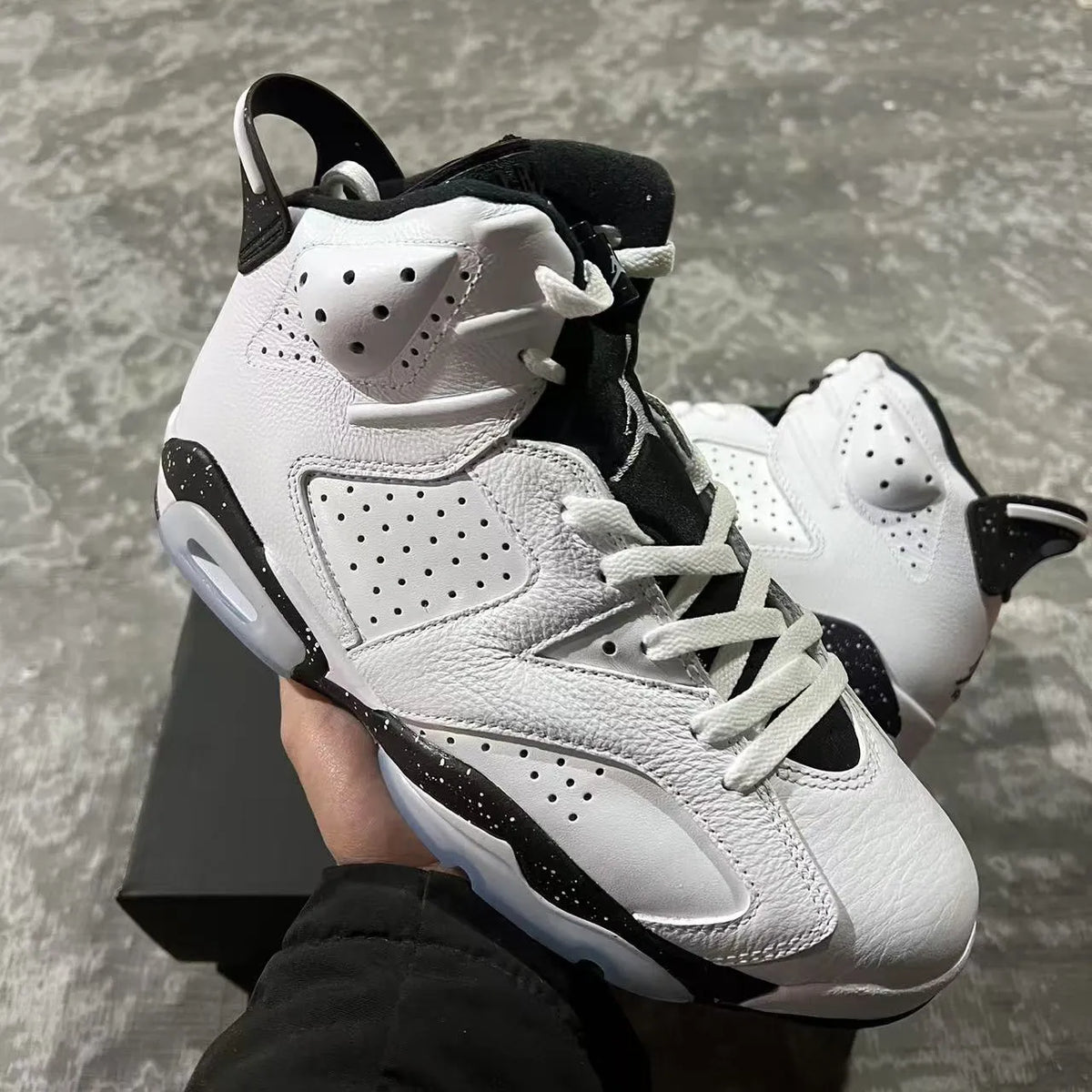 AJ 6 Reverse Oreo Shoes Sneakers - nk0003557 image 5
