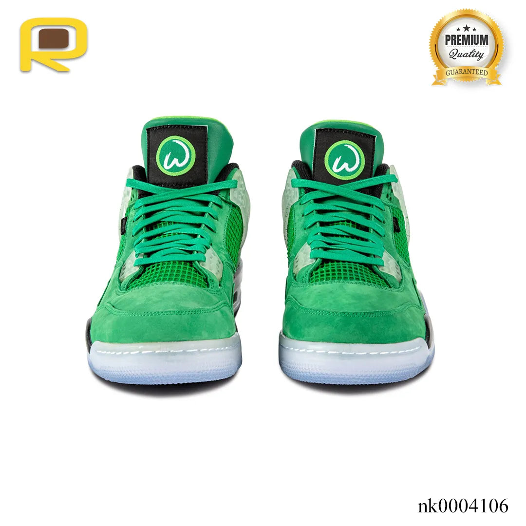 AJ 4 Wahlburgers PE Shoes Sneakers – nk0004106 image 3