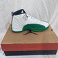 AJ 12 Bucks White Green Shoes Sneakers - nk0004699 image 3