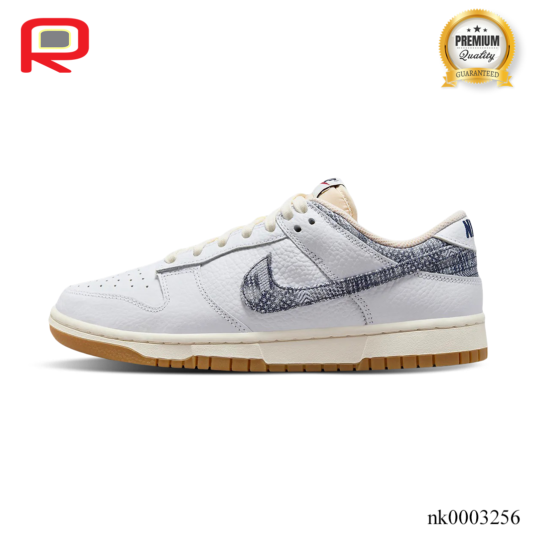 Dunk Low Washed Denim Shoes Sneakers - nk0003256 image 1